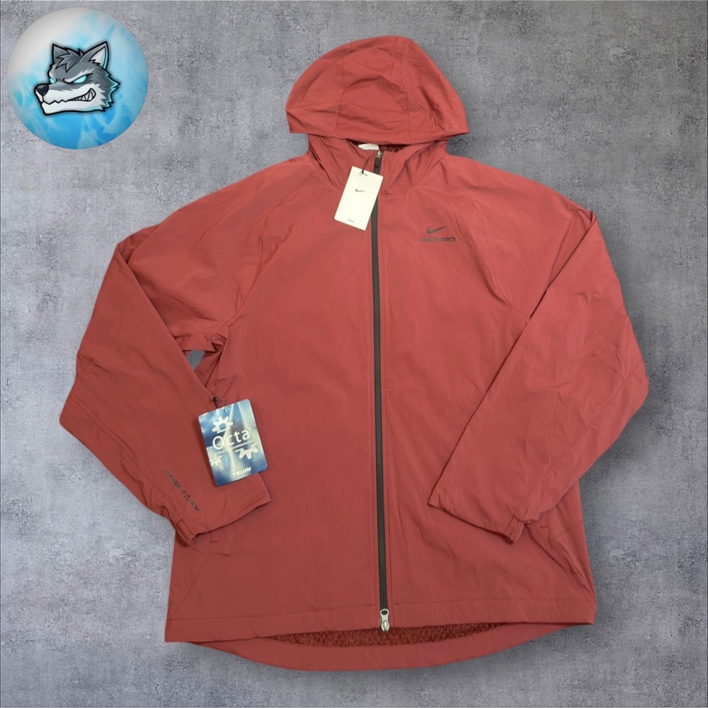 Nike Pro Octa Therma-FIT ADV Jacket Dark Team Red Men's Size Large HV3797-619